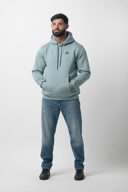 Atlantic Hoodie Blue Grey